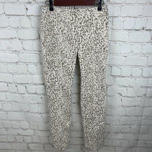 Soft Surroundings Sarianne Animal Print Ankle Pants Leopard Print Pull On XS